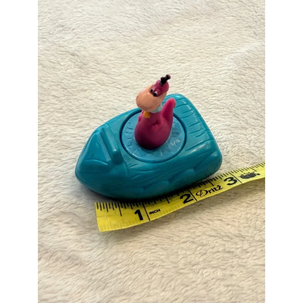 Vintage 1991 Denny's Flintstones Dino Dinosaur Wind Up Boat Toy Hanna-Barbera‎